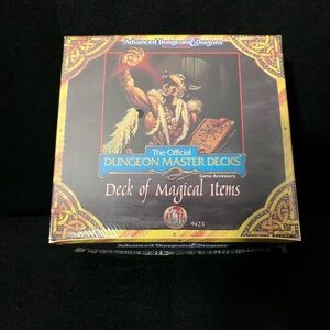 The Official Dungeon Master Decks TSR 9423 NEW SEALED D&D AD&D Magical Items